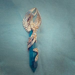 Chrysocolla Phoenix Pendant
